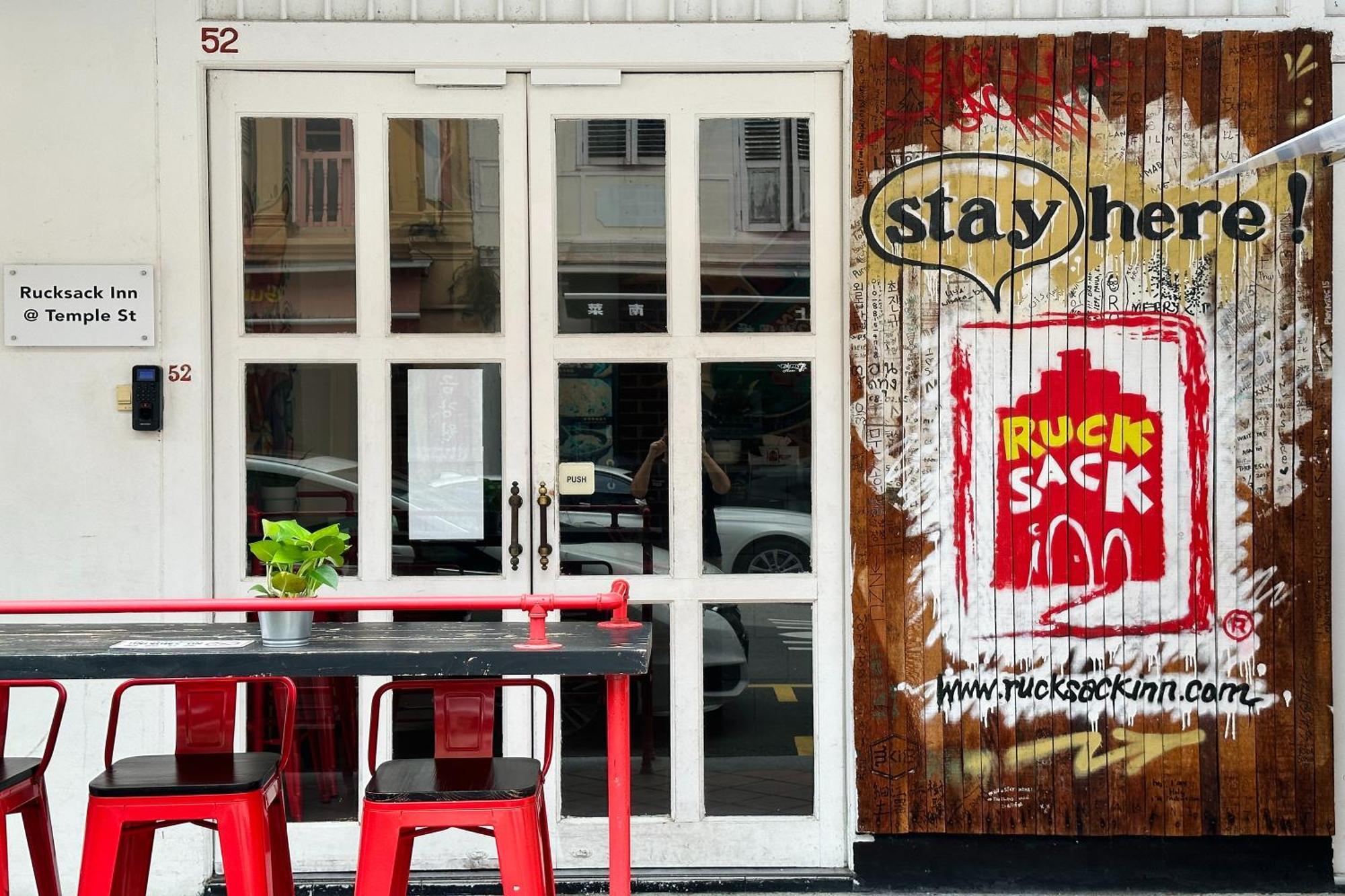 Rucksack Inn Temple Street Singapur Exterior foto
